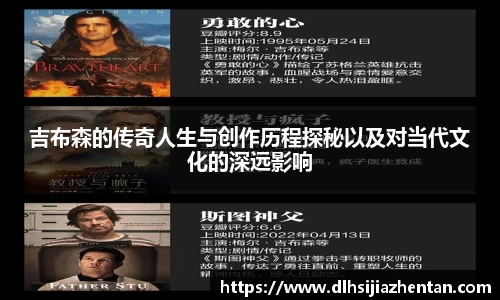 吉布森的传奇人生与创作历程探秘以及对当代文化的深远影响